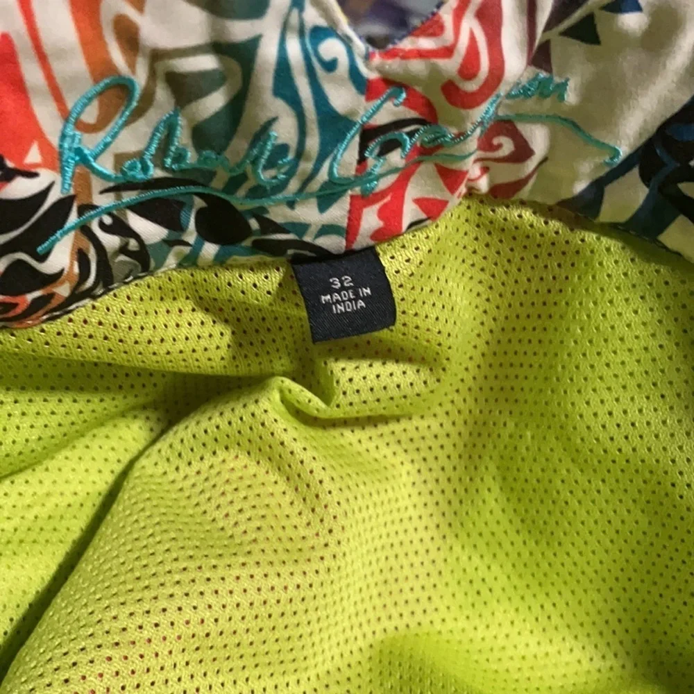 Robert Graham Men’s Bright Pink Swim Trunks